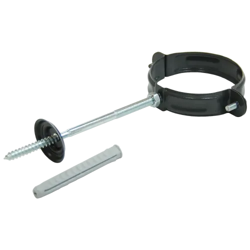 Хомут трубы 90 мм RAL 7024 мокрый асфальт