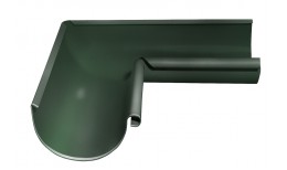 Угол желоба внутренний 90 гр 125 мм RR 11 темно-зеленый
