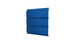 Софит металлический полная перфорация 0,4 PE с пленкой RAL 5005 сигнальный синий
