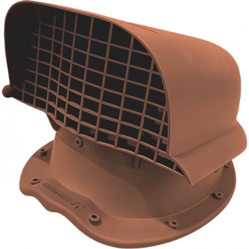 Вентиль кровельный Krovent KTV-Kredo для металлочерепицы Кредо красно-коричневый