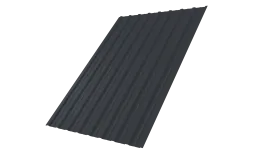 Профнастил С10A 0,7 PE-Double RAL 7024 мокрый асфальт