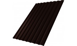 Профнастил С20A Grand Line 0,5 Drap TX с пленкой RAL 8017 шоколад