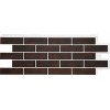 Фасадная панель Grand Line Клинкерный кирпич Design Plus кофе с белым швом