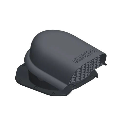 Вентиль кровельный Krovent KTV-Cascade ддя МЧ Каскад серый