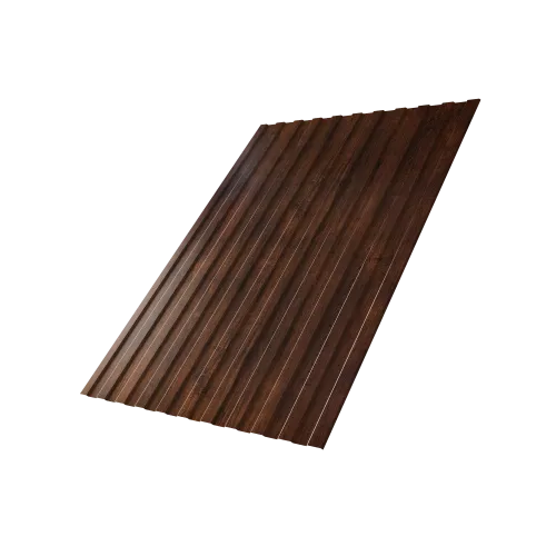 Профнастил С8A v02 Grand Line 0,4 Print Premium с пленкой Cherry Wood Dark FTC