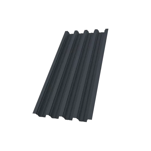 Профнастил Н75R 0,7 PE lite RAL 7024 мокрый асфальт