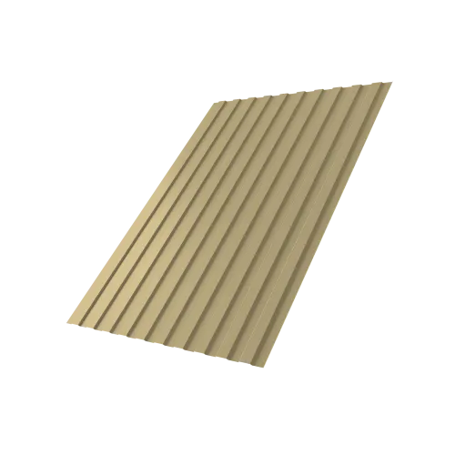 Профнастил С8B v01 Grand Line 0,45 PE RAL 1014 слоновая кость