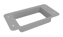 Приемник воды прямоугольный Vortex в2 RAL 9006 бело-алюминиевый