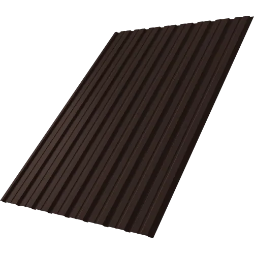 Профнастил С10B Grand Line 0,4 ПЭ матовый RAL 8017 шоколад