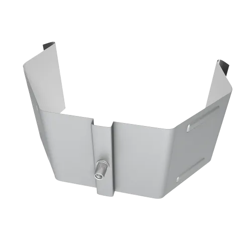 Крепление трубы для гофры на кирпич Vortex в2 RAL 7004 сигнальный серый