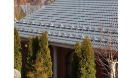 Снегозадержатель NEW трубчатый Grand Line RAL 7024 3м