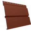 Квадро брус 0,5 Satin Matt TX с пленкой RAL 8004 терракота