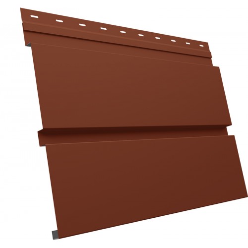Квадро брус 0,5 Satin Matt TX с пленкой RAL 8004 терракота
