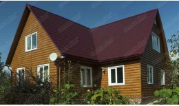 Колено 60 град Grand Line 90 мм RAL 3005 красное вино