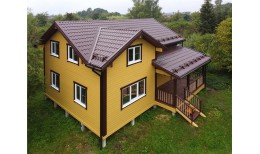 Металлочерепица классик 0,5 Satin RAL 8017 шоколад