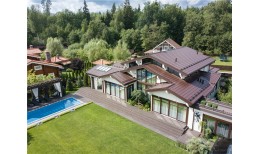 Металлочерепица классик 0,5 Satin RAL 8017 шоколад