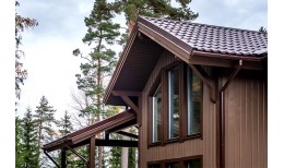 Металлочерепица классик 0,5 Satin RAL 8017 шоколад