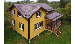 Металлочерепица классик 0,5 Satin RAL 8017 шоколад