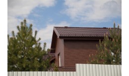 Металлочерепица классик 0,5 Satin RAL 8017 шоколад