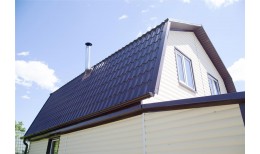 Металлочерепица классик 0,5 Satin RAL 8017 шоколад