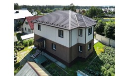 Металлочерепица классик 0,5 Satin RAL 8017 шоколад