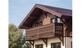 Металлочерепица классик 0,5 Satin RAL 8017 шоколад