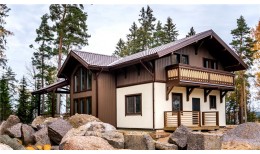 Металлочерепица классик 0,5 Satin RAL 8017 шоколад