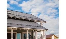 Снегозадержатель NEW трубчатый Grand Line RAL 3005 1м