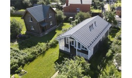 Металлочерепица классик 0,5 Satin RAL 7024 мокрый асфальт