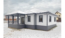 Металлочерепица классик 0,5 Satin RAL 7024 мокрый асфальт