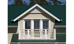 Металлочерепица классик 0,5 Satin RAL 6005 зеленый мох