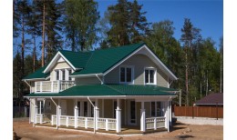 Металлочерепица классик 0,5 Satin RAL 6005 зеленый мох