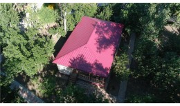 Металлочерепица классик 0,5 Satin RAL 3005 красное вино