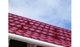 Металлочерепица классик 0,5 Satin RAL 3005 красное вино