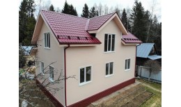 Металлочерепица классик 0,5 Satin RAL 3005 красное вино