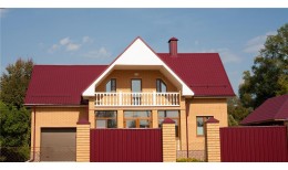 Металлочерепица классик 0,5 Satin RAL 3005 красное вино