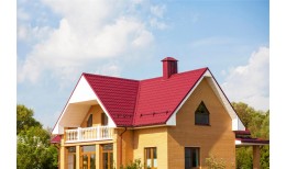 Металлочерепица классик 0,5 Satin RAL 3005 красное вино