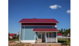 Металлочерепица классик 0,5 Satin RAL 3005 красное вино