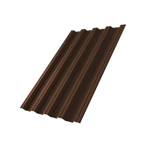 Профнастил НС44R Grand Line 0,5 Полиэстер слим RAL 8017 шоколад