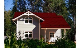 Металлочерепица классик 0,5 Satin RAL 3011 коричнево-красный