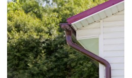 Труба круглая соединительная Grand Line 90мм 1м RAL 3005 красное вино