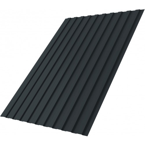 Профнастил С8B v01 Grand Line 0,5 Satin RAL 7016 антрацитово-серый