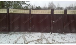 Столб 62х55х1,4х3000 RAL 8017