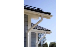 Соединитель желоба Grand Line 150 мм RAL 9003 сигнальный белый