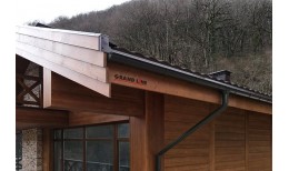 Кронштейн трубы Grand Line на дерево 100мм RR 32 темно-коричневый