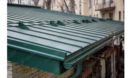 Желоб полукруглый Grand Line 125 мм 3 м RAL 6005 зеленый мох