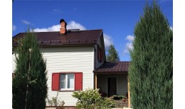 Металлочерепица камея 0,5 Satin RAL 8017 шоколад