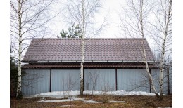 Металлочерепица камея 0,5 Satin RAL 8017 шоколад