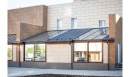 Фальц двойной стоячий Grand Line 0,45 PE с пленкой на замках RAL 7024 мокрый асфальт