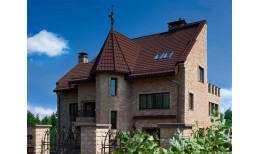 Лист Metrotile MetroRoman серый